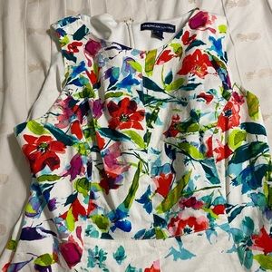 Floral American living a line dress